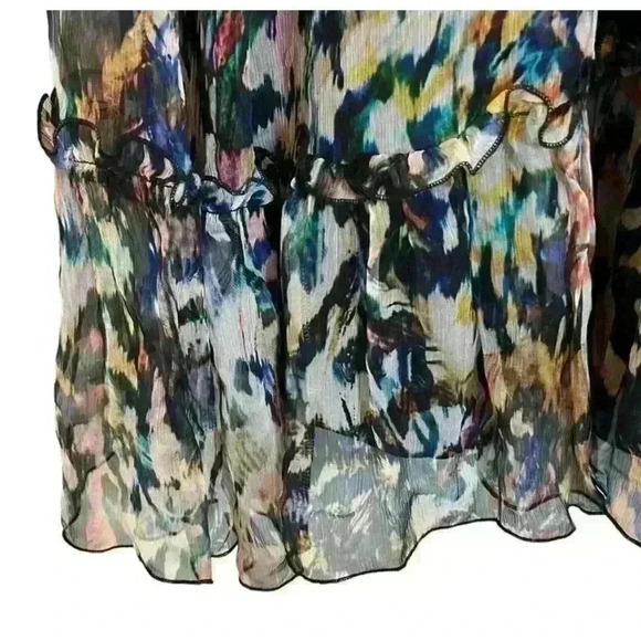 JOHNNY WAS Elaine Silk Chiffon
Mini Dress Size S - Picture 4 of 11